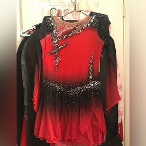 Custom Adult M figure skating dress